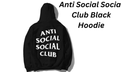 anti social social club black hoodie